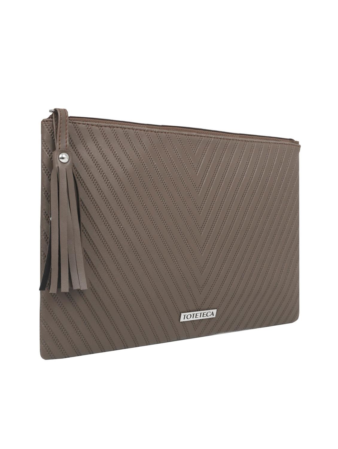 brown leatherette regular sling bag - 16726111 - Zoom Image - 5