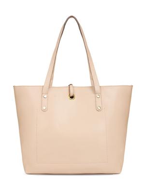 pink leatherette combo handbag - 16726146 - Standard Image - 2