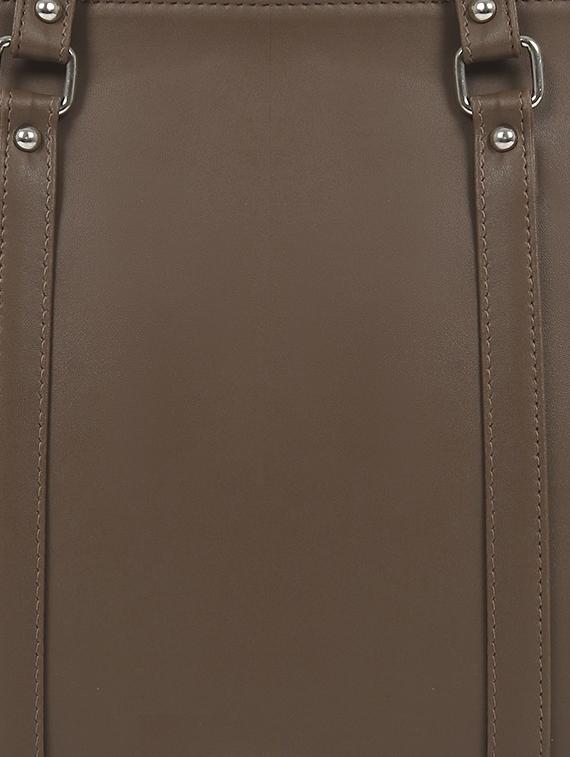brown leatherette regular handbag - 16726167 - Zoom Image - 4