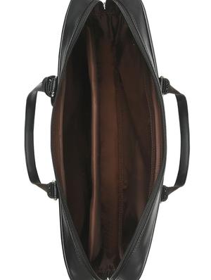 black leatherette laptop laptop bag - 16726209 - Standard Image - 3