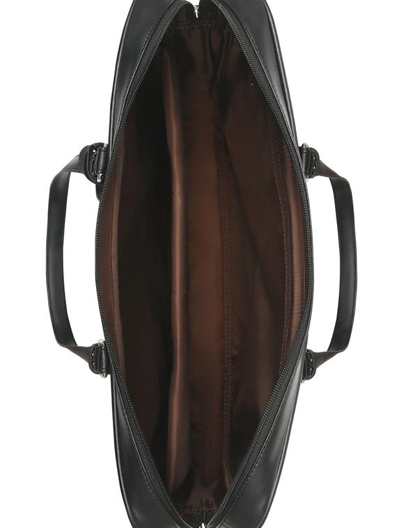 black leatherette laptop laptop bag - 16726209 - Zoom Image - 3
