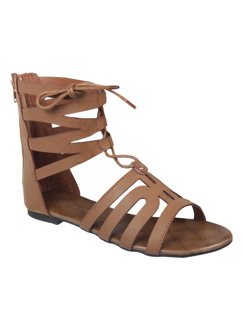 brown gladiators sandals - 16726261 - Zoom Image - 1