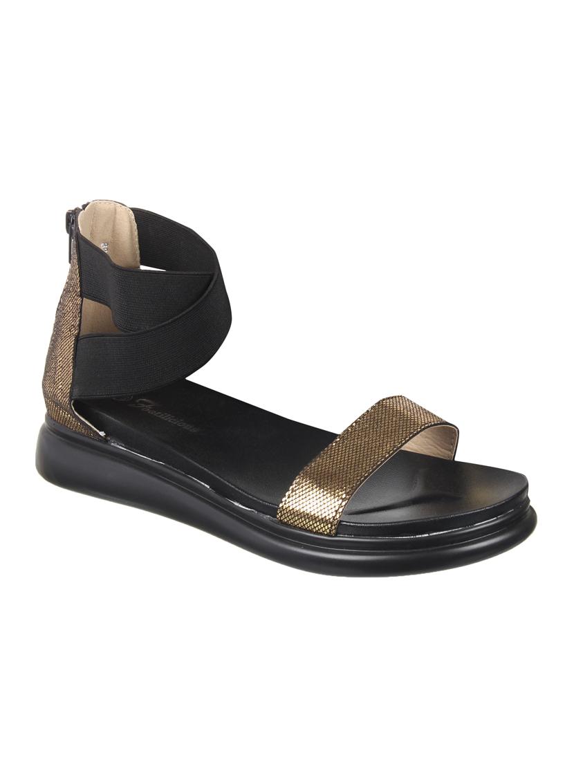 metallic closed back sandals - 16726262 - Zoom Image - 1