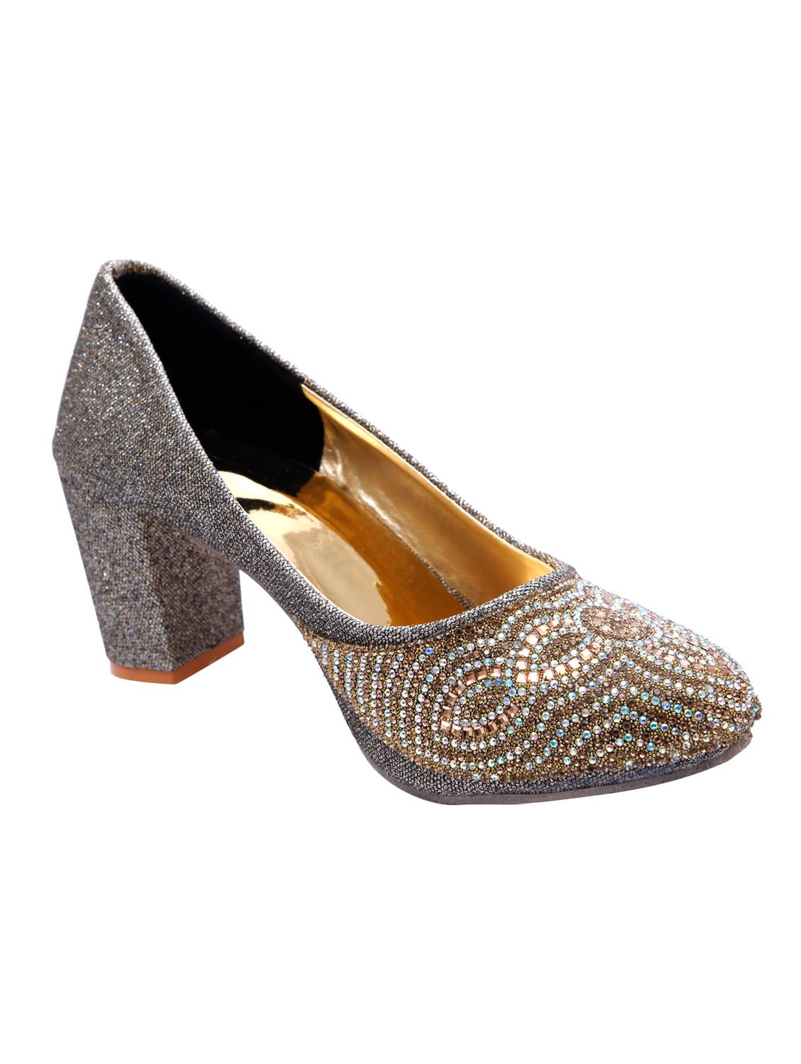 metallic slip on pumps - 16726444 - Zoom Image - 1