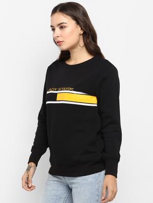 round neck contrast detail sweatshirt - 16726866 - Standard Image - 2