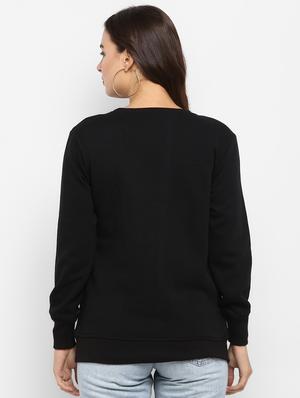 round neck contrast detail sweatshirt - 16726866 - Standard Image - 3