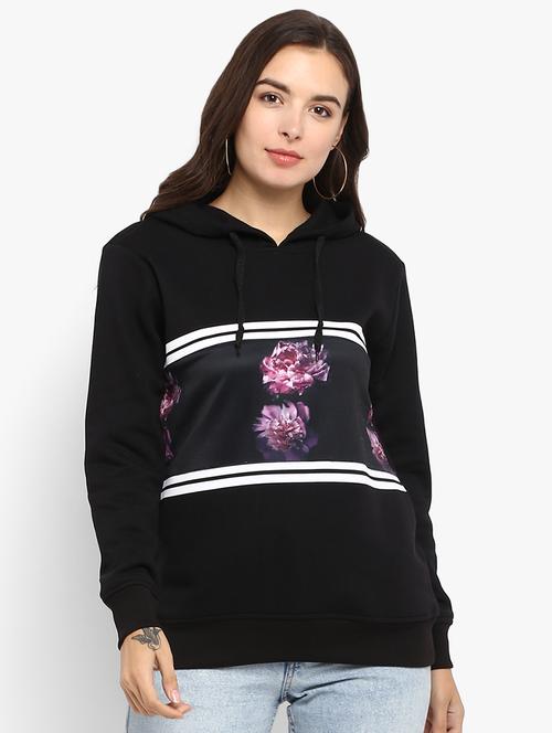 hooded neck graphic pullover - 16726876 - Standard Image - 1