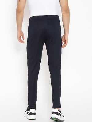 navy blue color block full length track pant - 16727001 - Standard Image - 3
