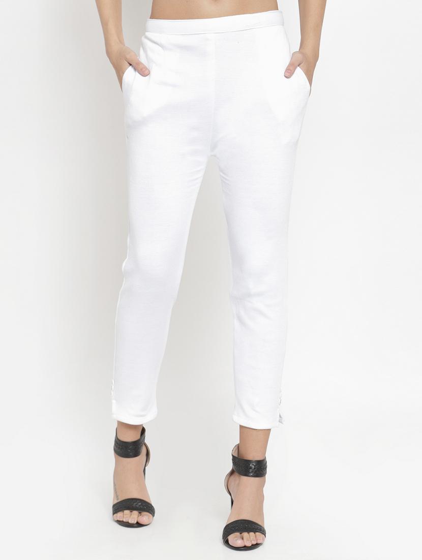 high rise flat front trousers trouser - 16728391 - Zoom Image - 1