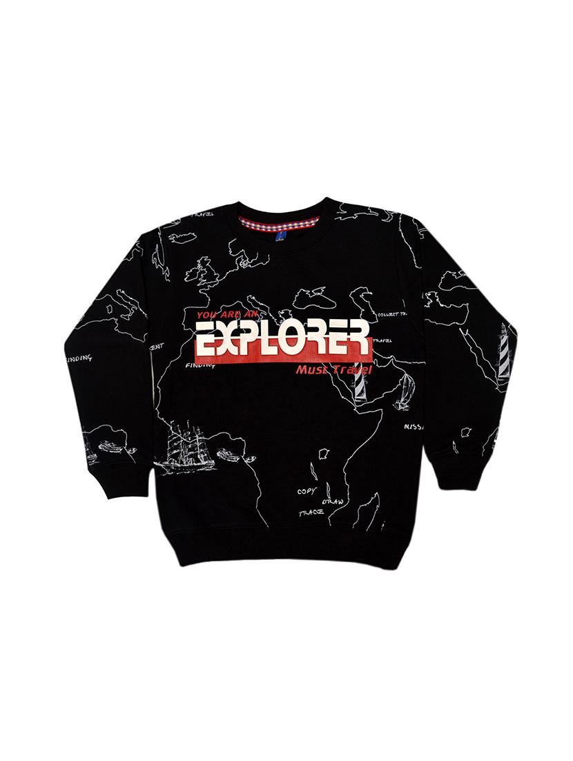 long sleeved quirky print sweatshirt - 16728654 - Zoom Image - 1