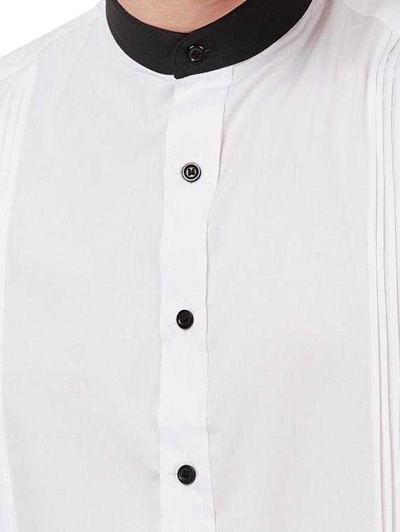 white solid casual shirt - 16728668 - Zoom Image - 5