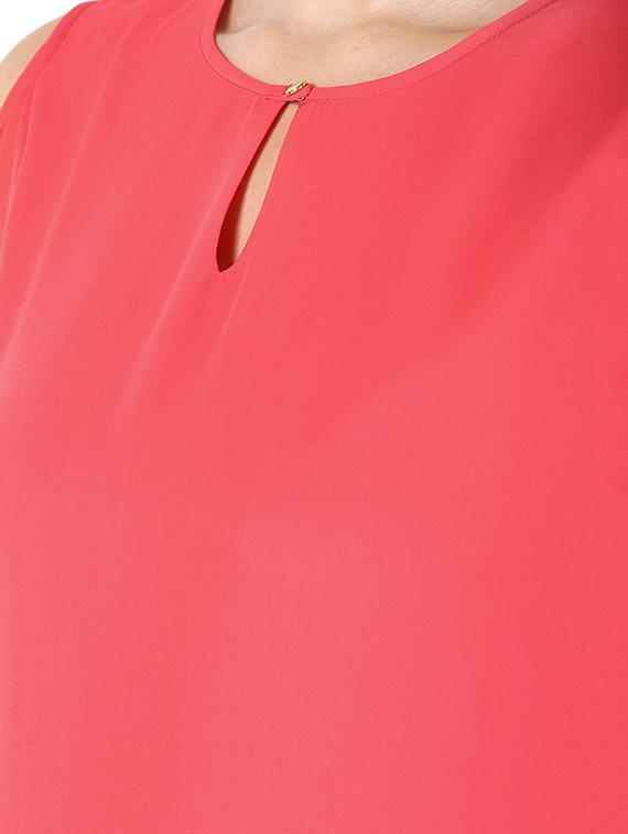 bell sleeves solid straight kurta - 16728748 - Zoom Image - 4