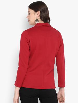 v-neck long sleeved blazer - 16729225 - Standard Image - 3