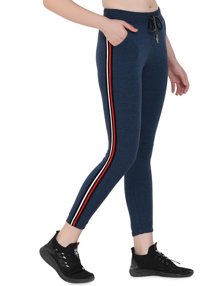 drawstring waist side taped track pant - 16729821 - Zoom Image - 2