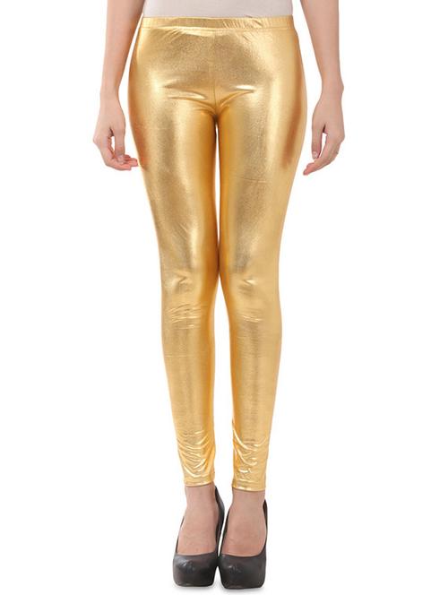 gold solid churidar - 16729828 - Standard Image - 1