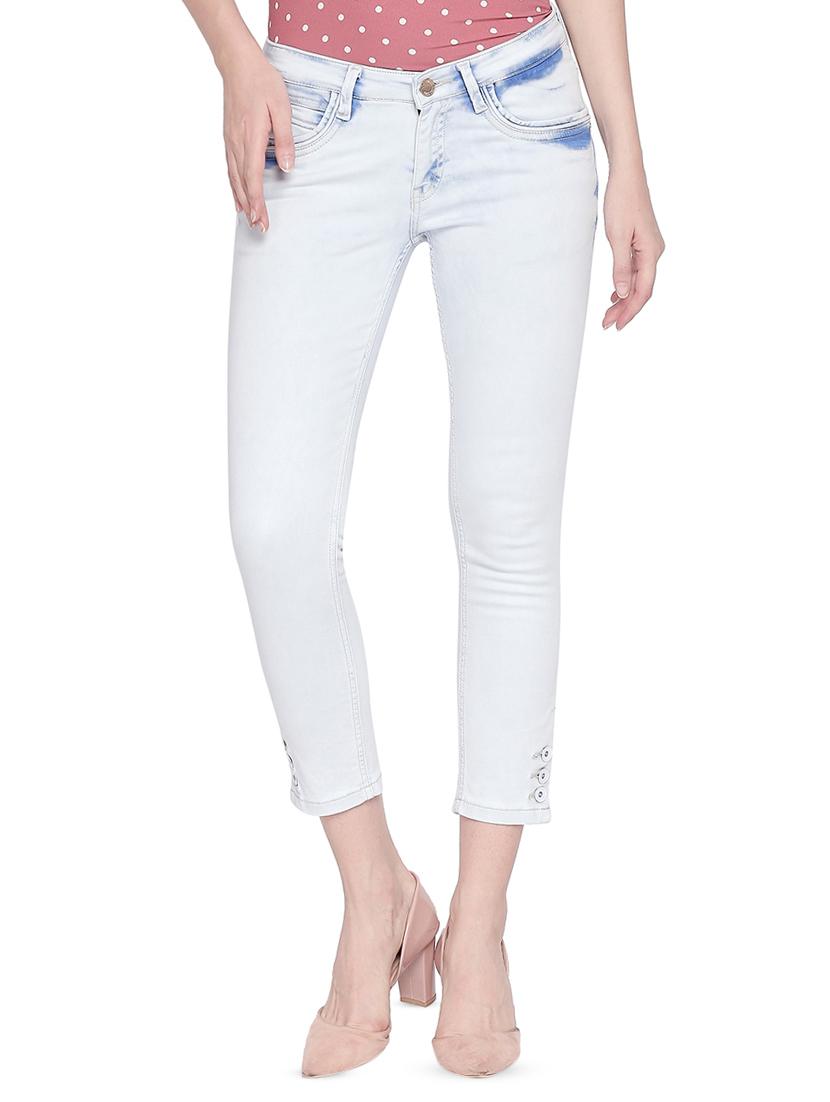 stone washed skinny fit jeans - 16729850 - Zoom Image - 1