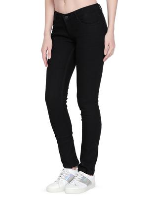 skinny fit solid jeans - 16729856 - Standard Image - 2