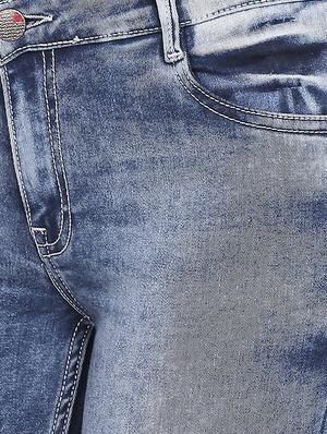 acid washed lace detail capri - 16729857 - Standard Image - 5