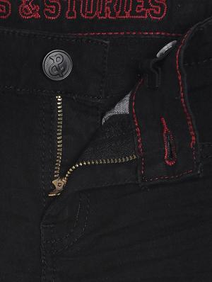 black cotton washed jean - 16729898 - Standard Image - 3