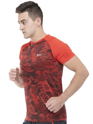 red printed raglan t-shirt - 16730303 - Standard Image - 2