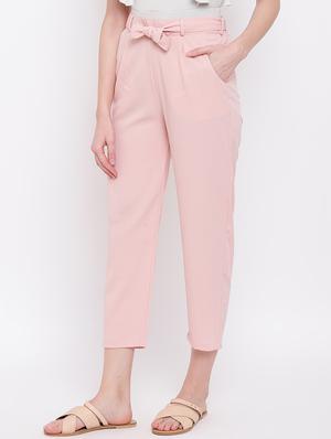 tie up waist chinos trouser - 16730425 - Standard Image - 2