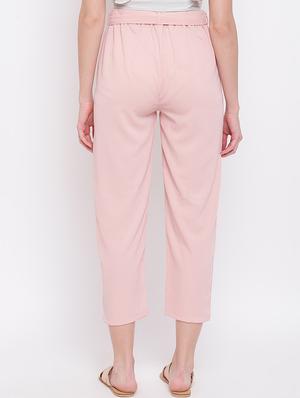 tie up waist chinos trouser - 16730425 - Standard Image - 3