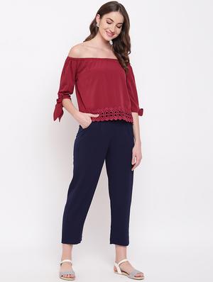 tie up waist chinos trouser - 16730426 - Standard Image - 4