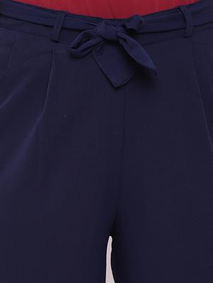 tie up waist chinos trouser - 16730426 - Standard Image - 5