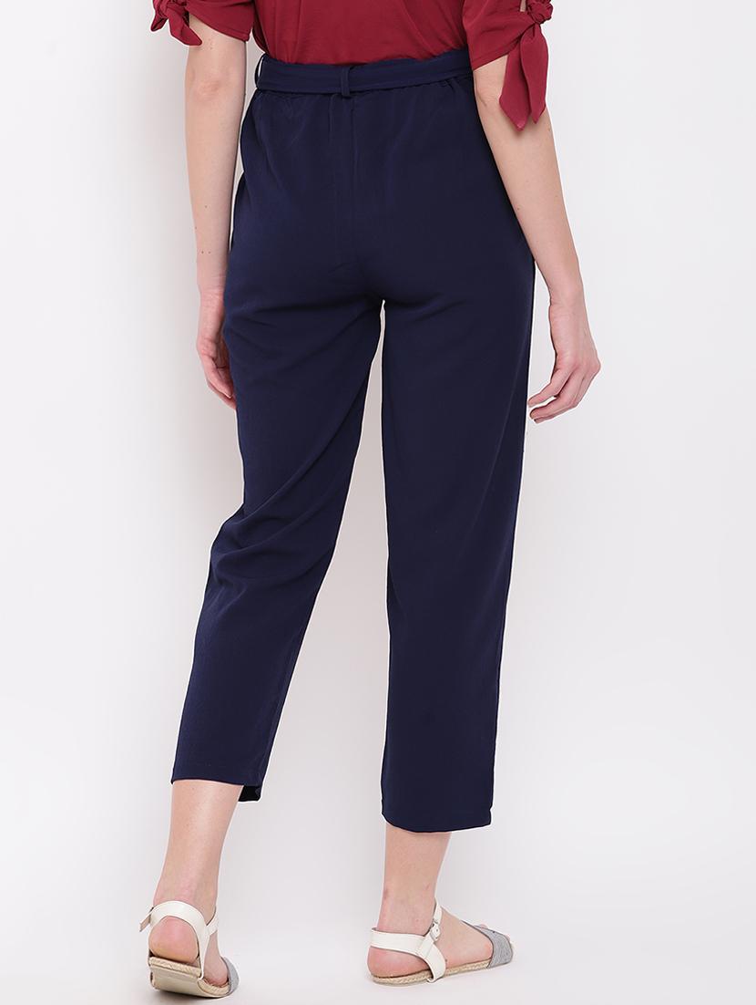 tie up waist chinos trouser - 16730426 - Zoom Image - 3