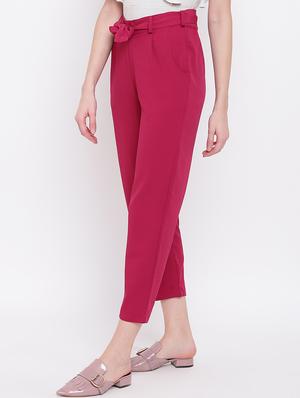 tie up waist chinos trouser - 16730567 - Standard Image - 2