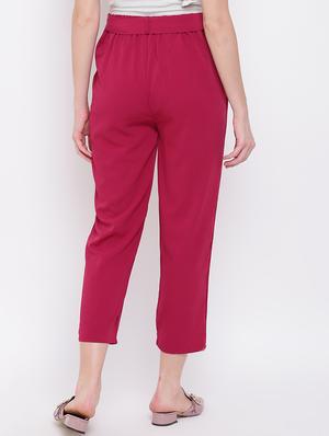 tie up waist chinos trouser - 16730567 - Standard Image - 3