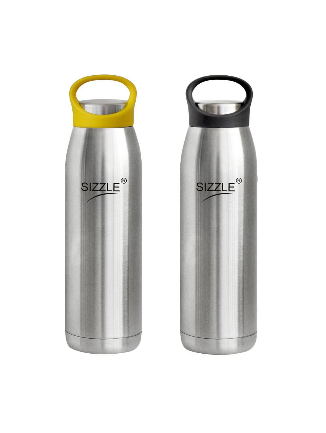 sizzle stainless steel leak proof water bottle set of 2 - 16730747 - Zoom Image - 1