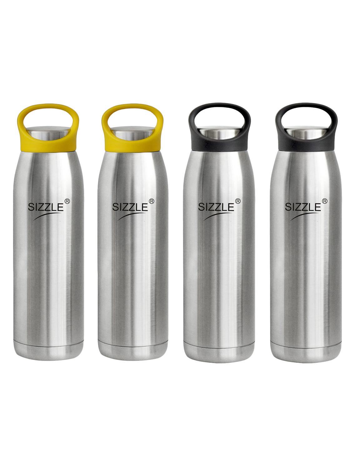 sizzle stainless steel leak proof water bottle set of 4 - 16730749 - Zoom Image - 1