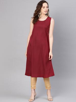 gold print anarkali kurta - 16730993 - Standard Image - 4