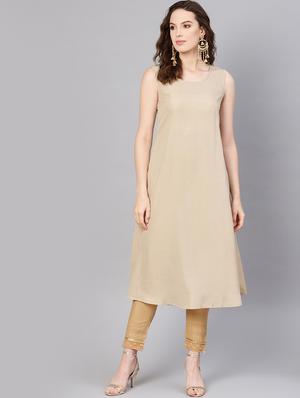 pastel chanderi anarkali kurta - 16730994 - Standard Image - 4