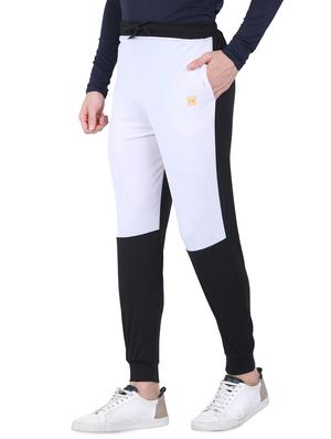 black color block ankle length track pant - 16731001 - Standard Image - 2
