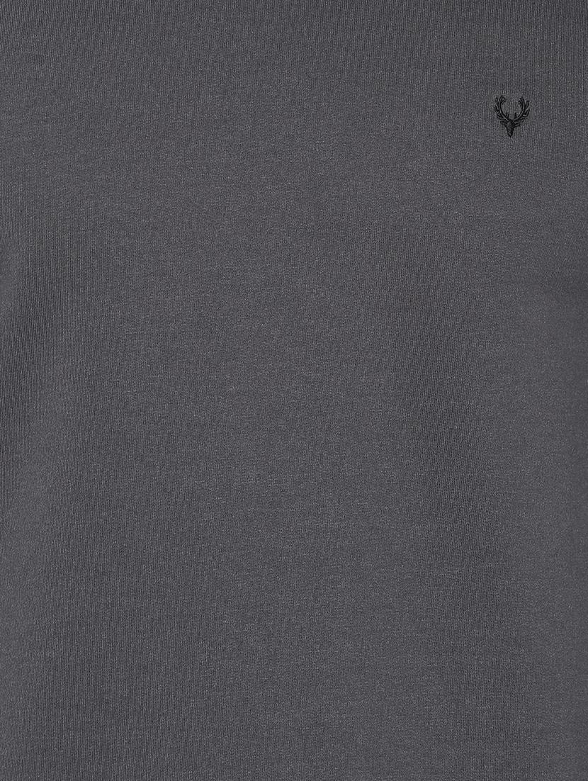 grey solid taped sweatshirt - 16732786 - Zoom Image - 4