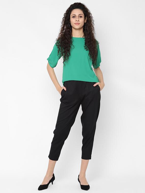 round neck solid top - 16733731 - Zoom Image - 3