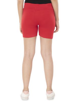 high rise solid shorts - 16734097 - Standard Image - 3