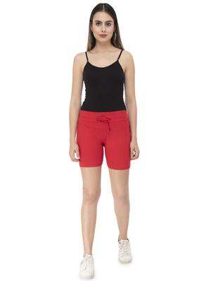 high rise solid shorts - 16734097 - Standard Image - 4