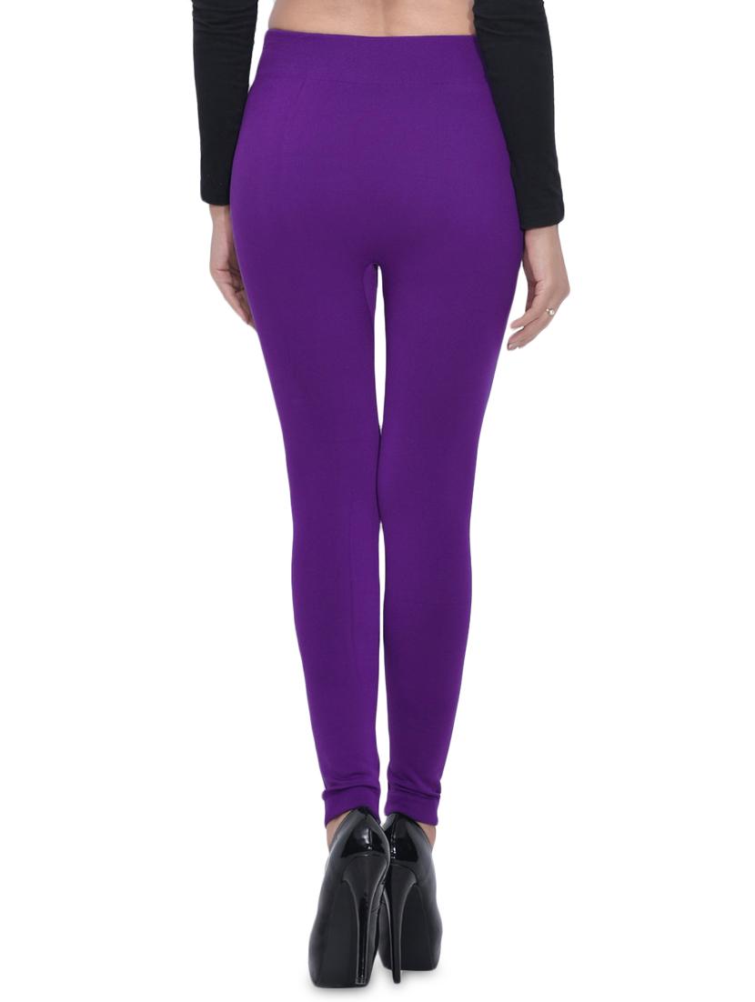 high rise woolen leggings - 16734107 - Zoom Image - 3
