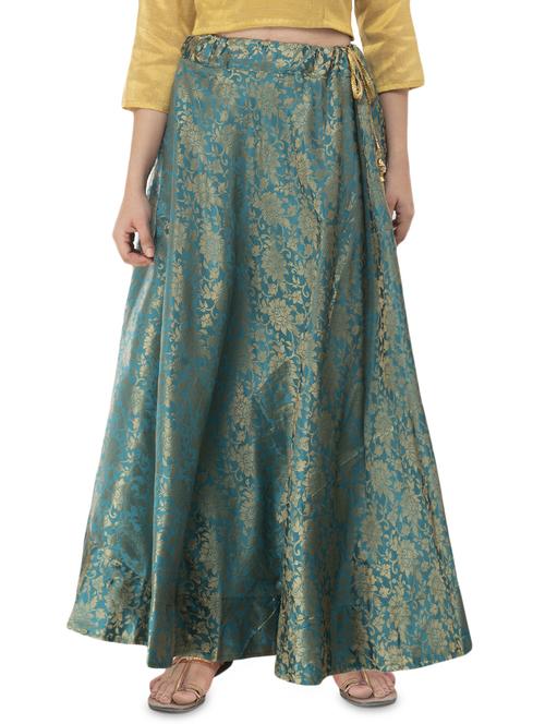 self design flared skirt - 16734131 - Standard Image - 1