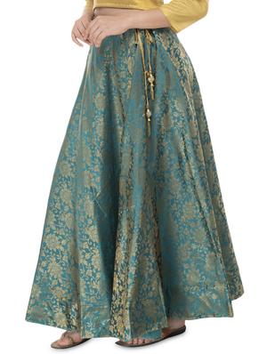 self design flared skirt - 16734131 - Standard Image - 2