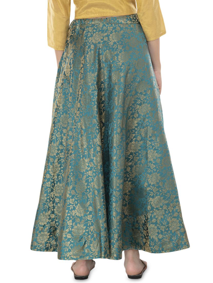self design flared skirt - 16734131 - Zoom Image - 3