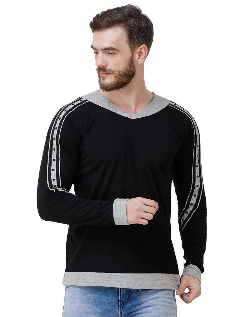 black taped t-shirt - 16734162 - Zoom Image - 1