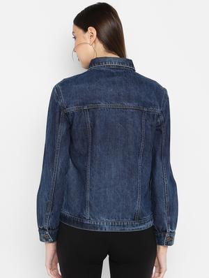 stone washed denim jacket - 16734554 - Standard Image - 3