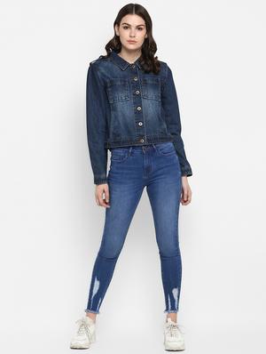 stone washed denim jacket - 16734557 - Standard Image - 4