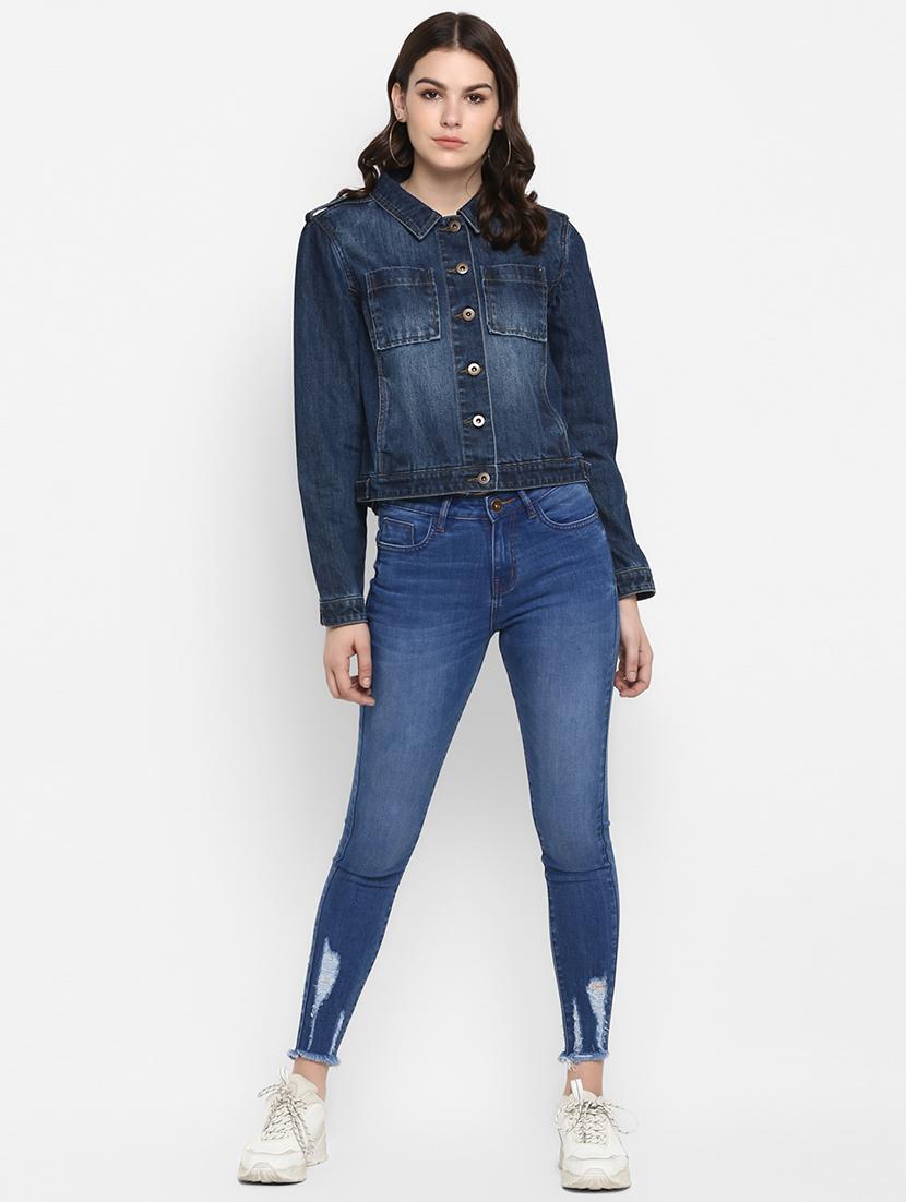 stone washed denim jacket - 16734557 - Zoom Image - 4
