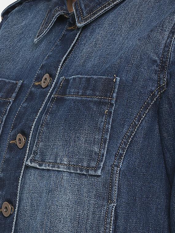 stone washed denim jacket - 16734557 - Zoom Image - 5