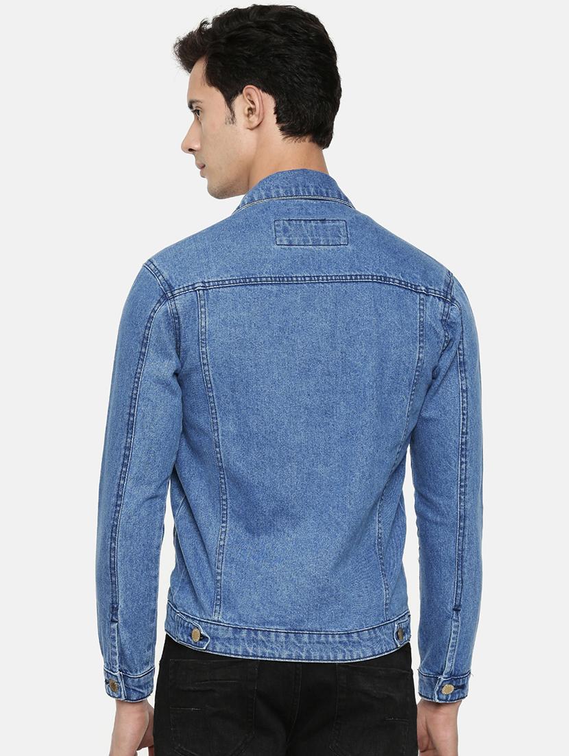 blue ripped denim jacket - 16734702 - Zoom Image - 3